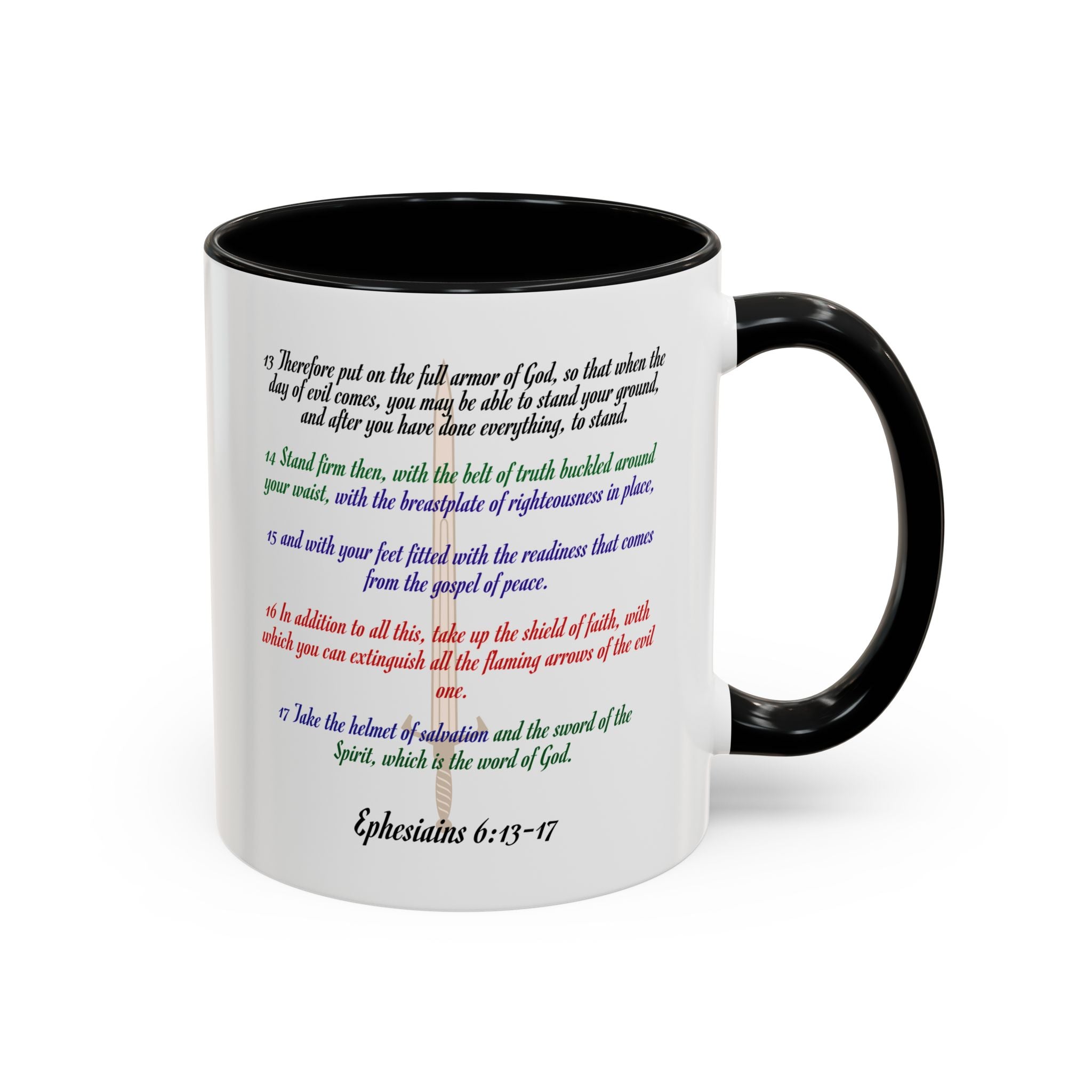Whole Armor of God Mug 11oz, 15oz