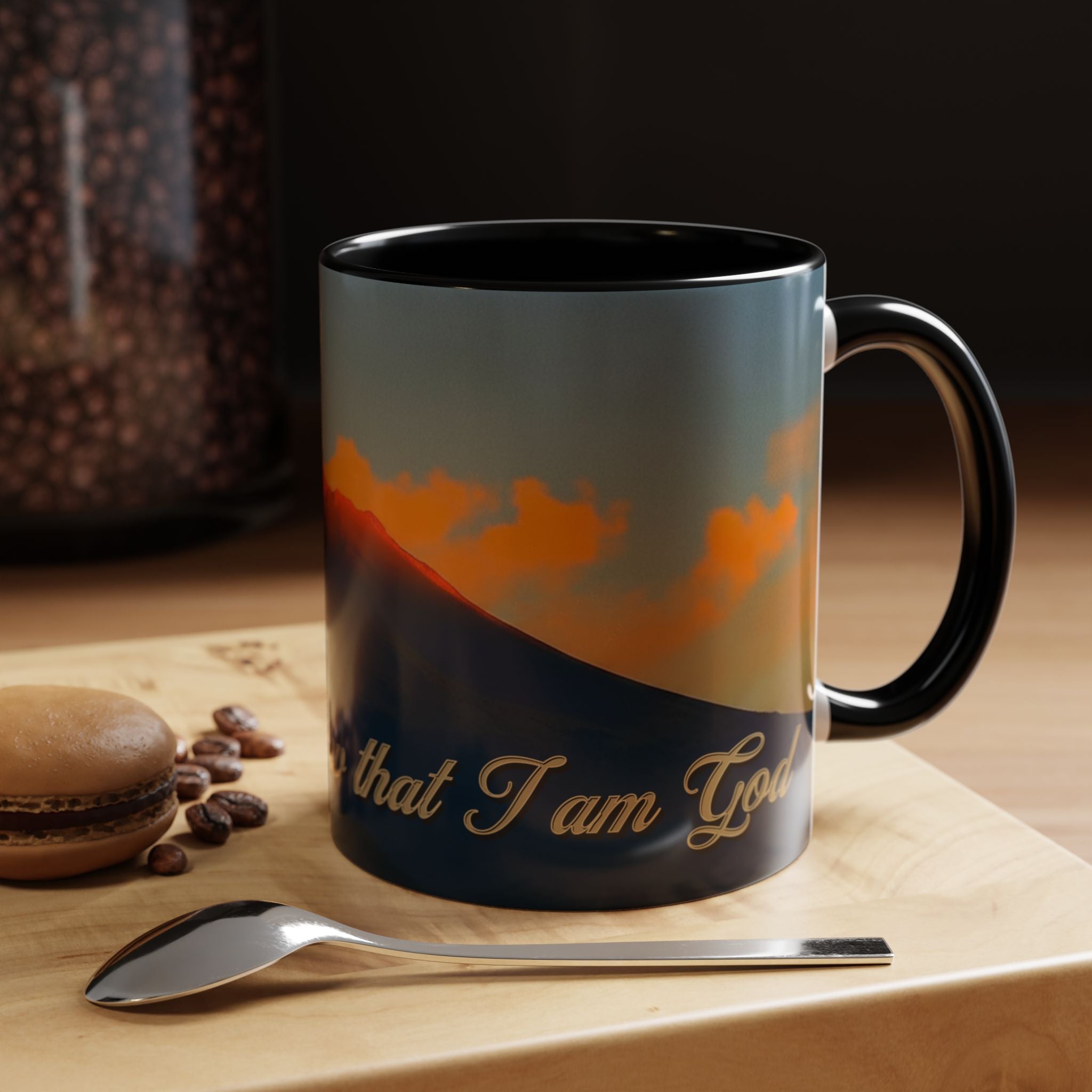 Volcano Sunrise - Inspirational Accent Mug