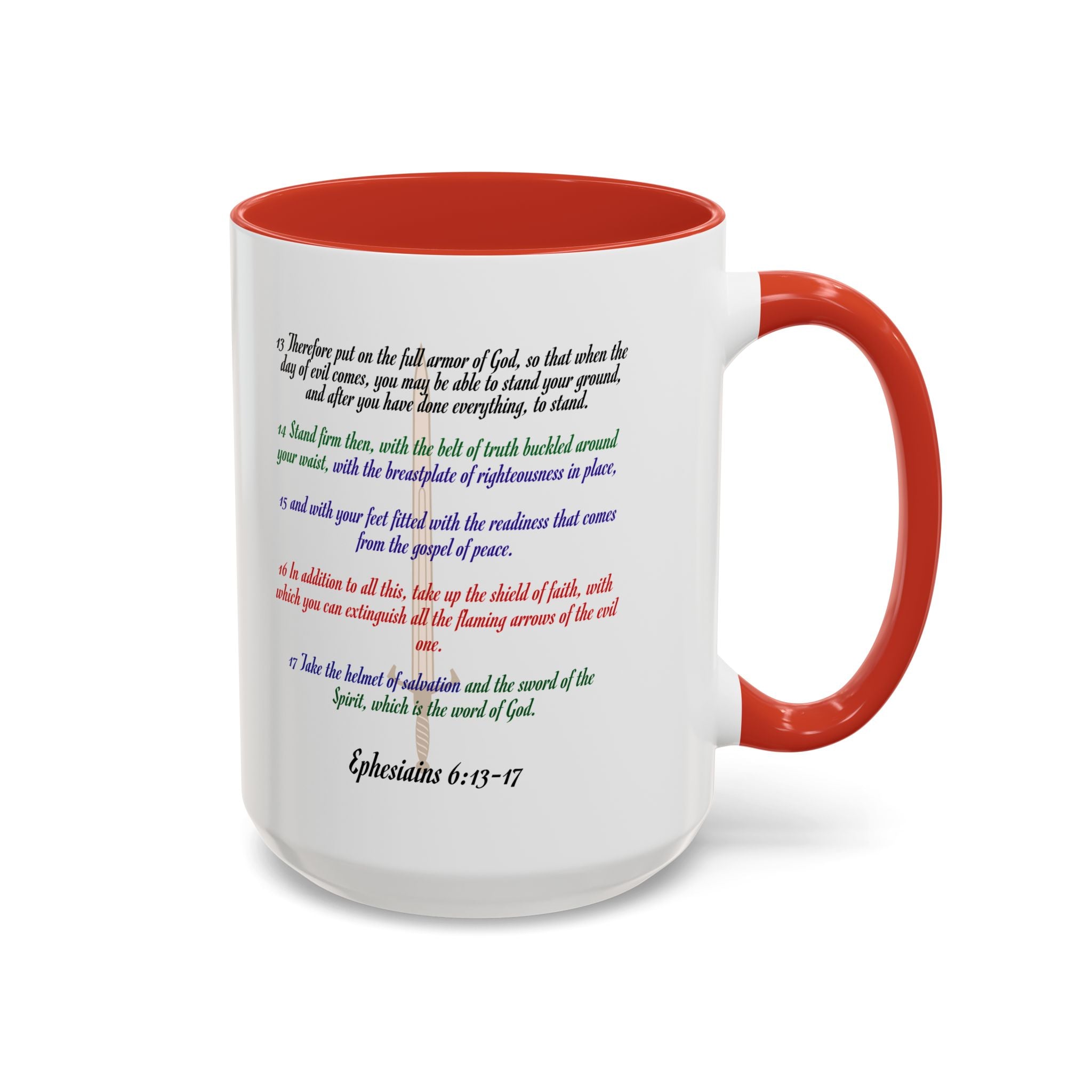 Whole Armor of God Mug 11oz, 15oz