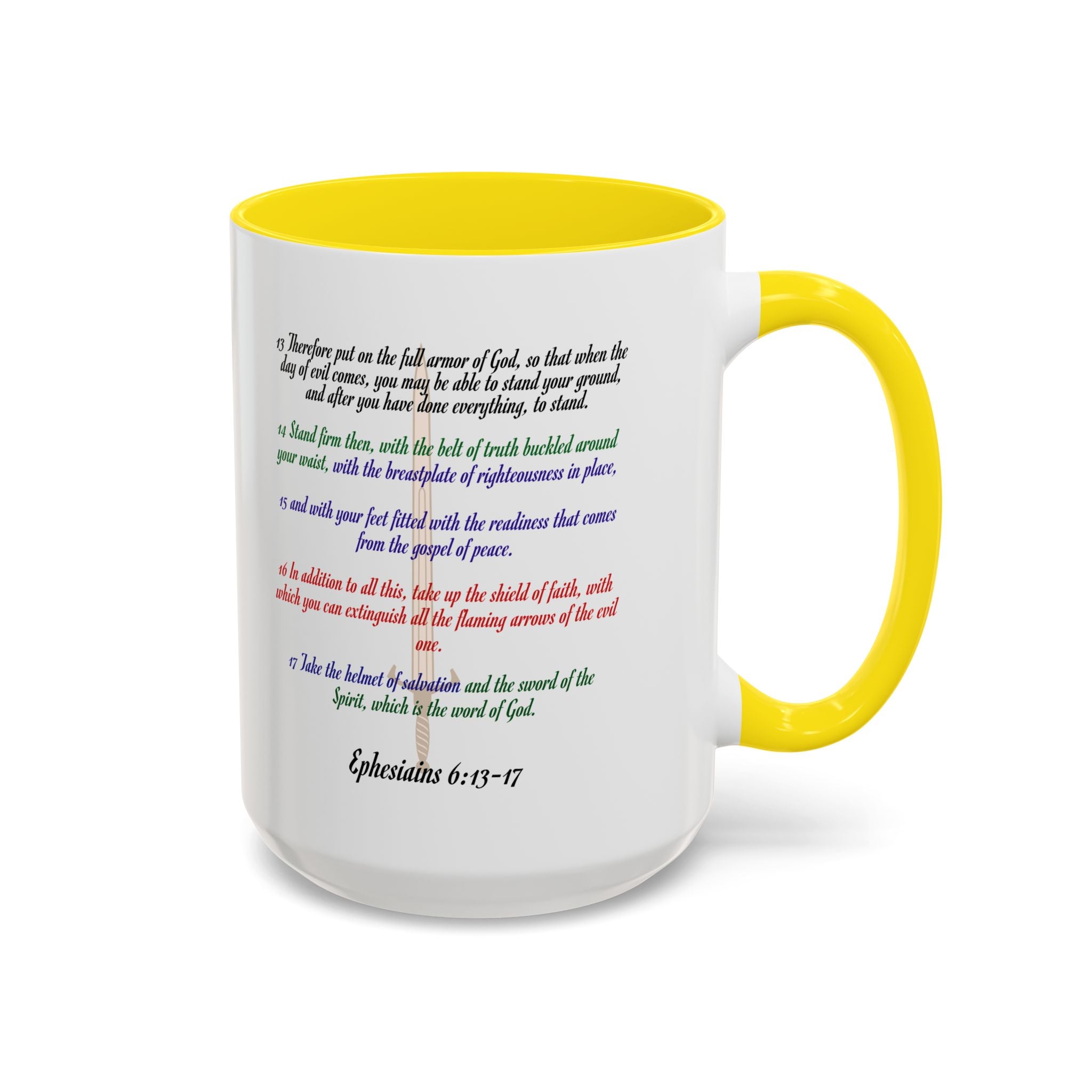 Whole Armor of God Mug 11oz, 15oz