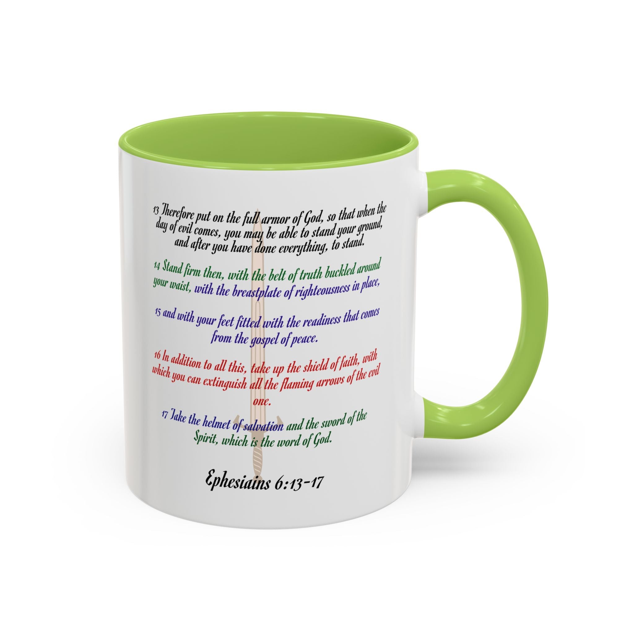 Whole Armor of God Mug 11oz, 15oz
