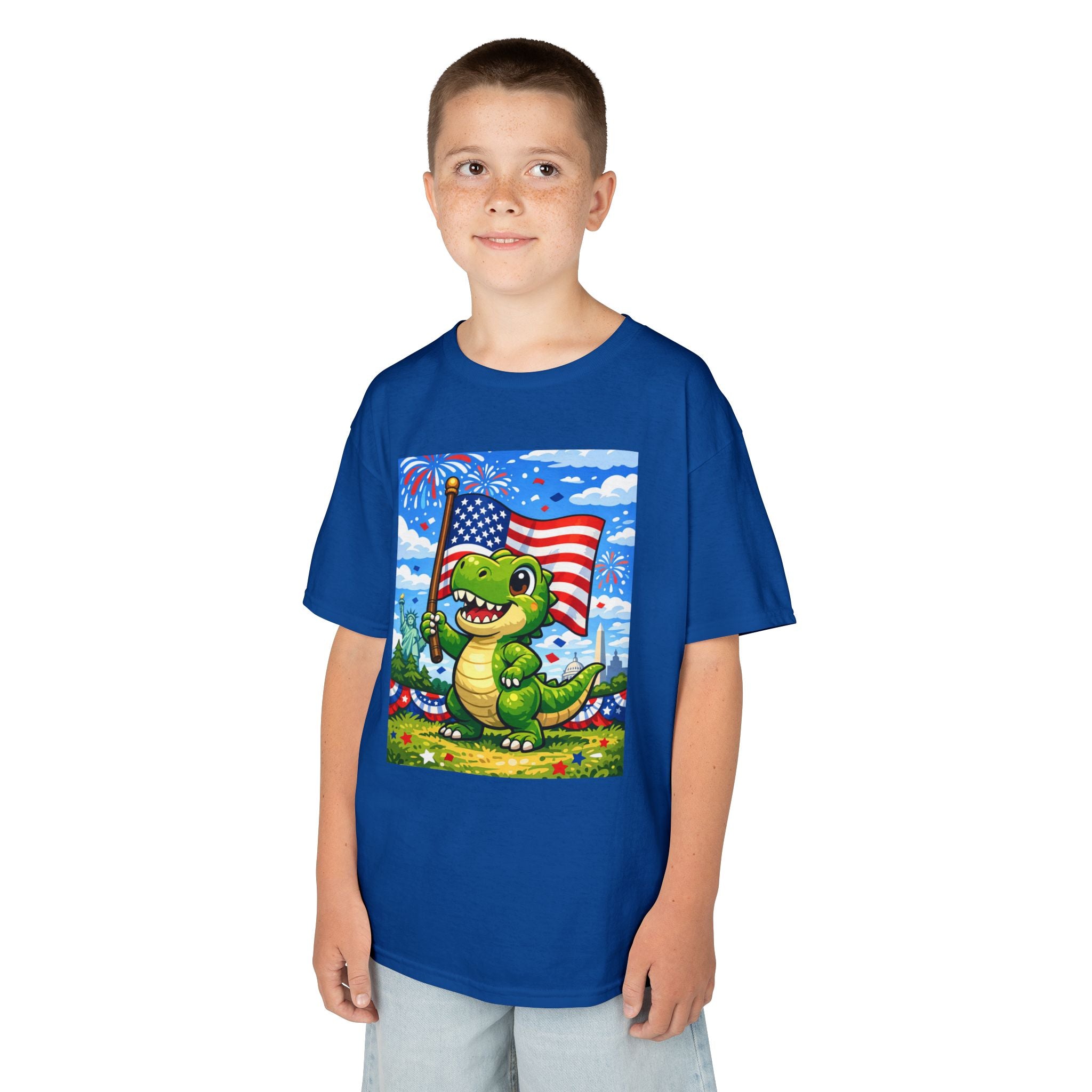 Patriotic Dino/ Fourth of July Shirt