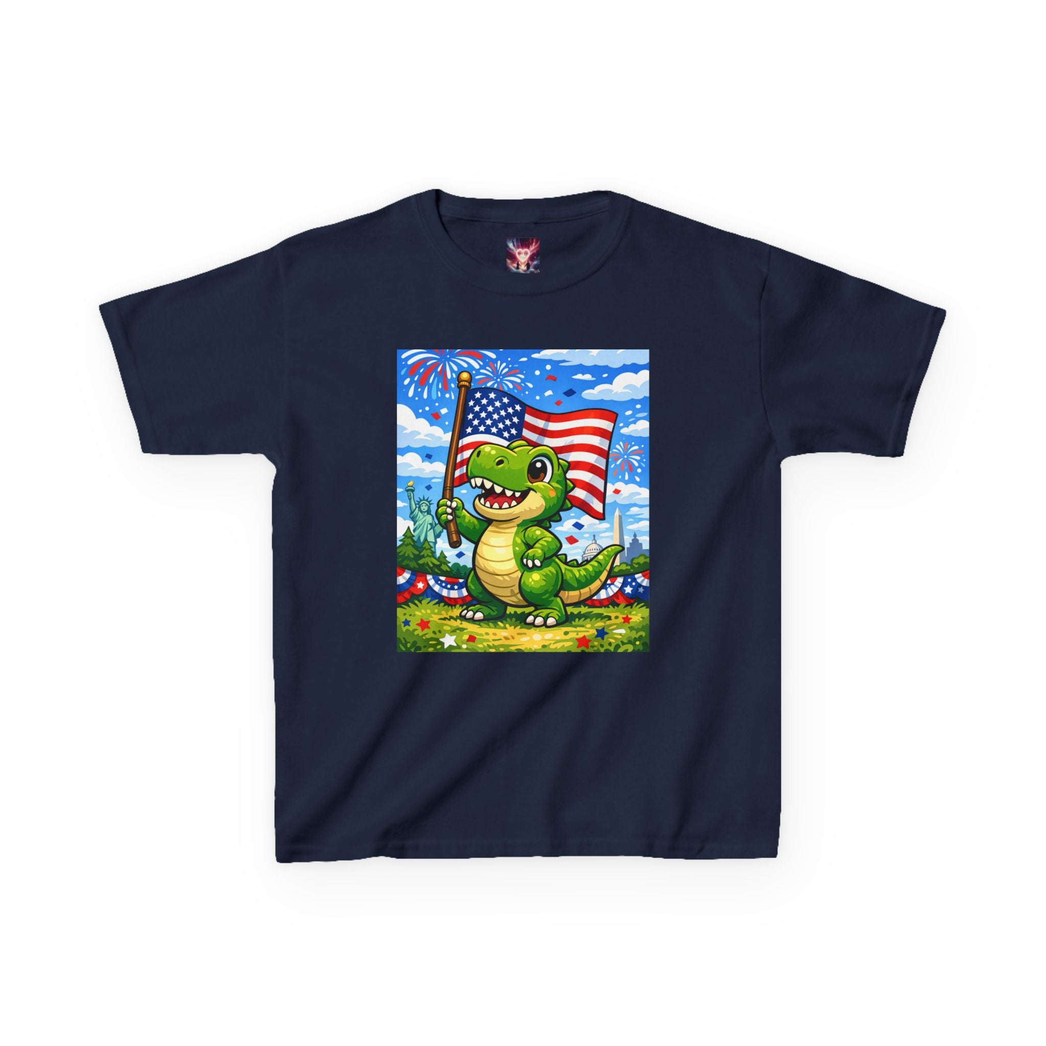 Patriotic Dino/ Fourth of July Shirt