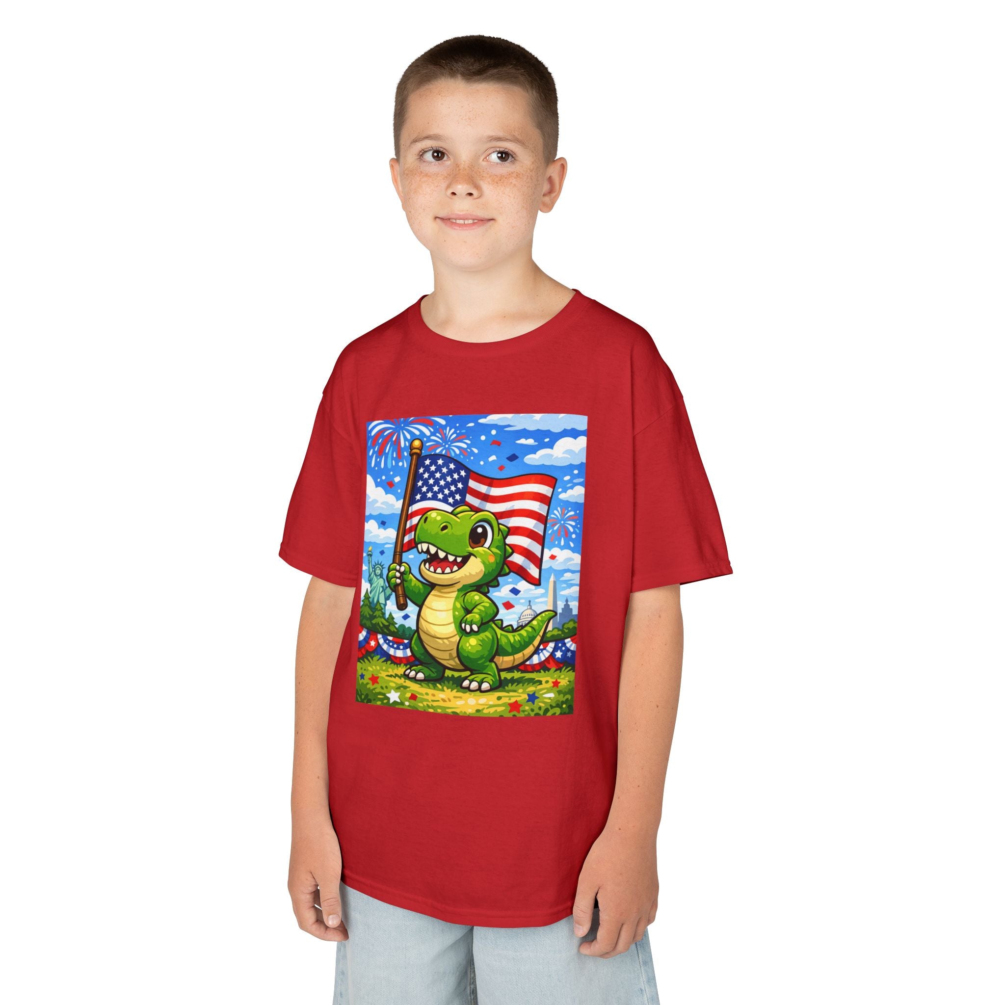 Patriotic Dino/ Fourth of July Shirt